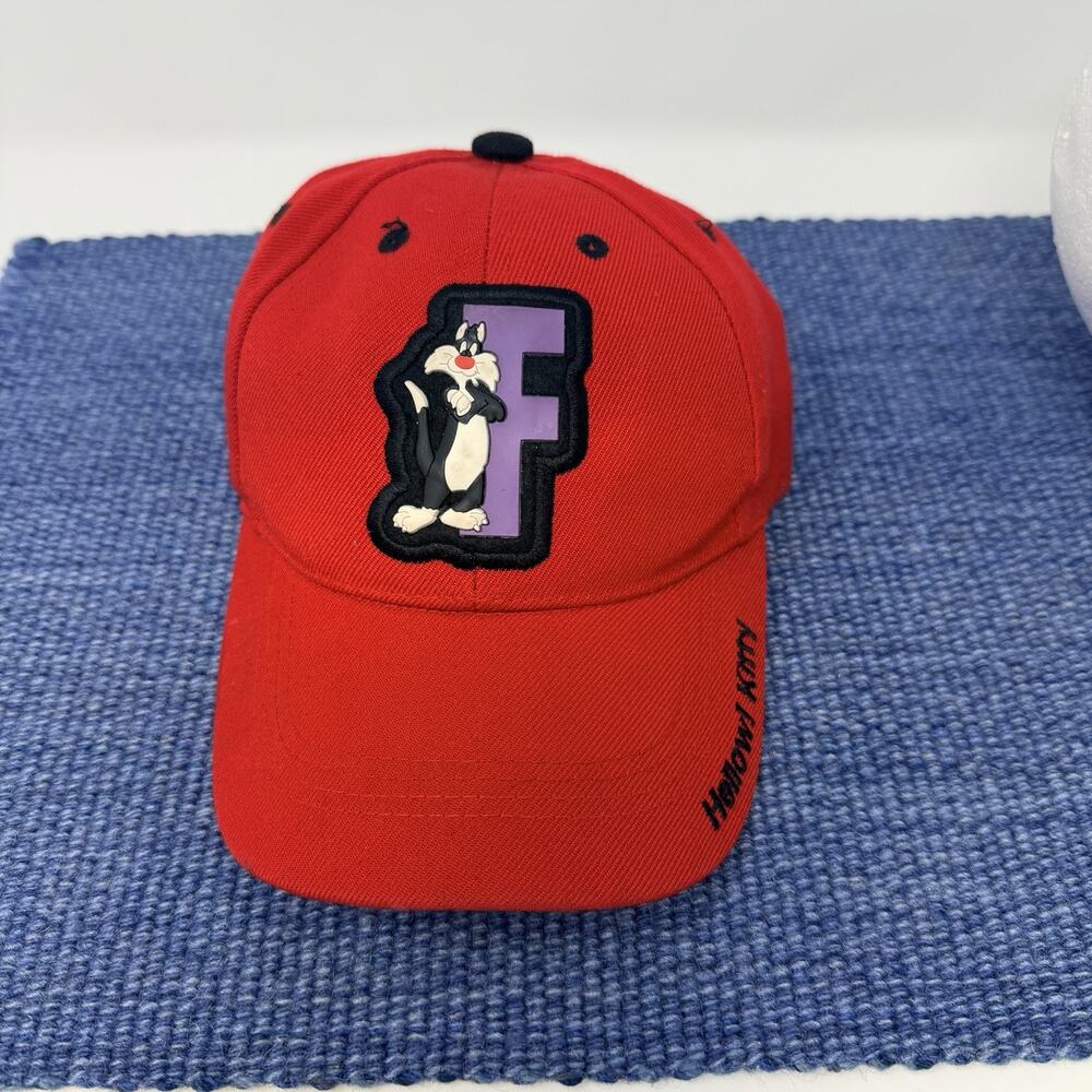 vintage looney tunes sylvester Hellow Kitty Hat / Cap Made In USA Patch Small